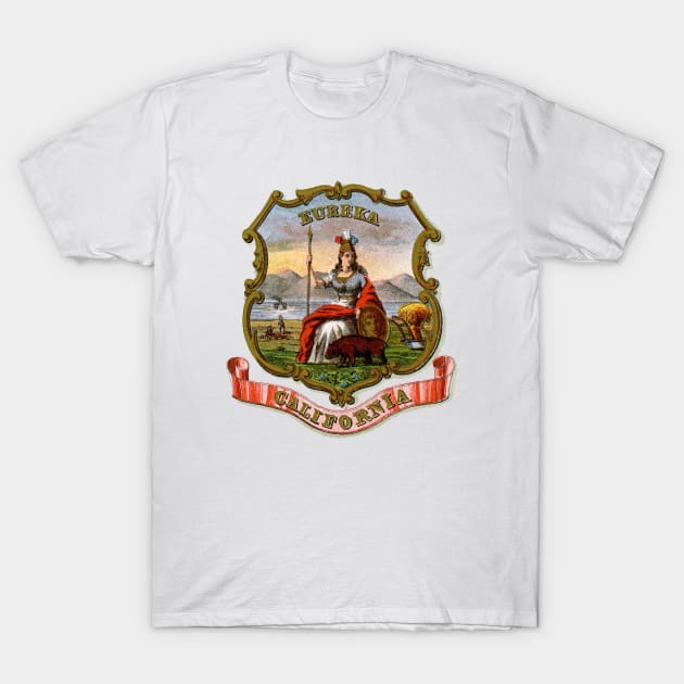 1876 California Coat of Arms T-Shirt by historicimage